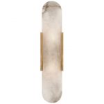 Kelly Wearstler Melange Elongated Sconce in Brass by Visual Comfort Signature