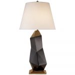Kelly Wearstler Bayliss Table Lamp in Black by Visual Comfort Signature