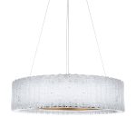 Rhiannon 28-Inch LED Crystal Pendant in Aged Brass by Modern Forms