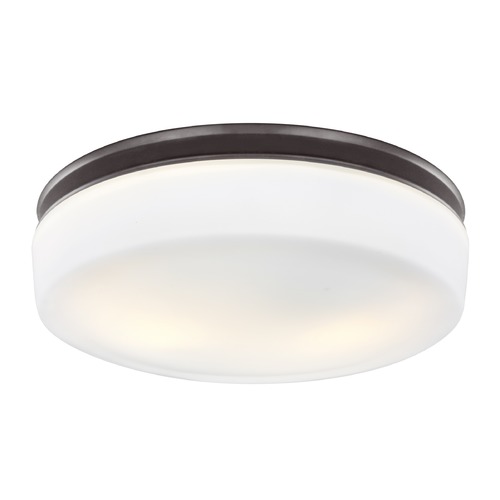Issen 13.50-Inch Flush Mount in Bronze by Visual Comfort Studio