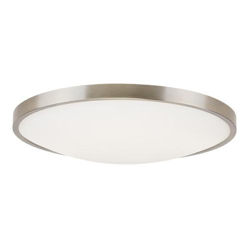 Visual Comfort Modern Collection Sean Lavin Vance 13-Inch 277V 3000K LED Flush Mount in Nickel by Visual Comfort Modern 700FMVNC13S-LED930-277