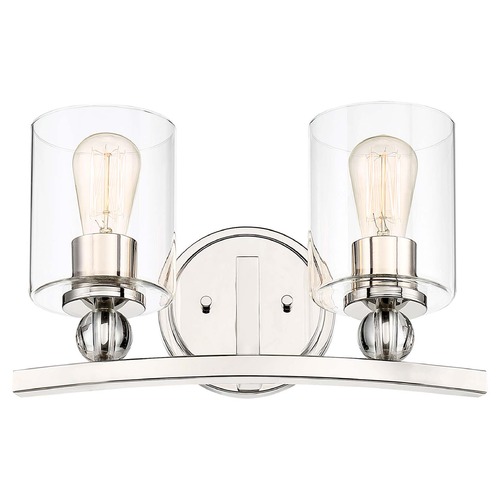 Minka Lavery Studio 5 Polished Nickel Bathroom Light by Minka Lavery 3072-613