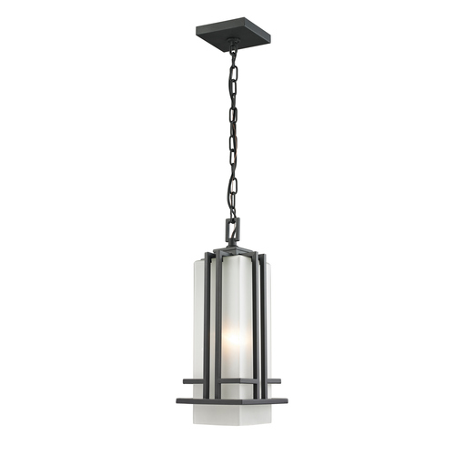 Z-Lite Abbey Outdoor Rubbed Bronze Outdoor Hanging Light by Z-Lite 550CHM-ORBZ