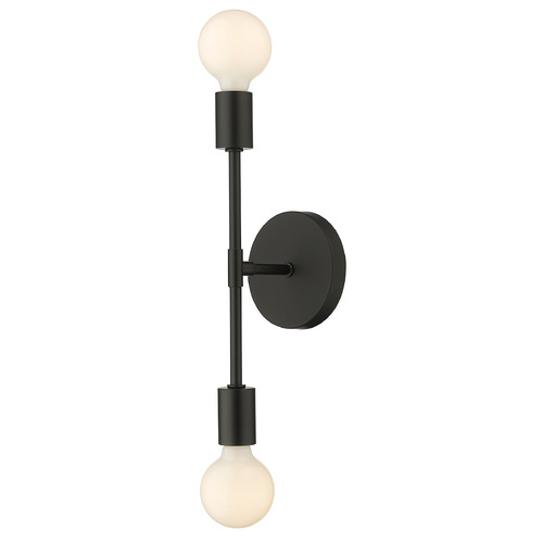 Z-Lite Modernist Matte Black Sconce by Z-Lite 731-2S-MB