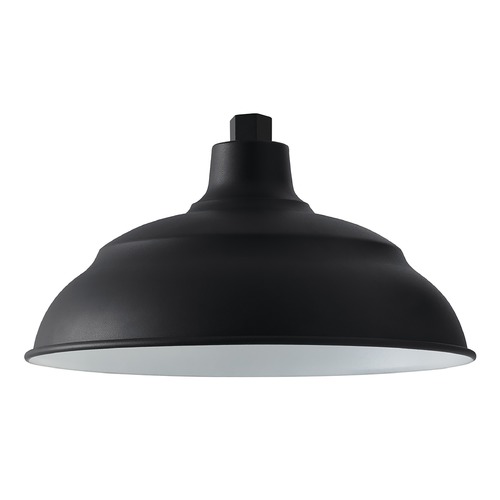 HomePlace by Capital Lighting RLM 14-Inch Warehouse Lamp Shade in Black by HomePlace by Capital Lighting 936315BK