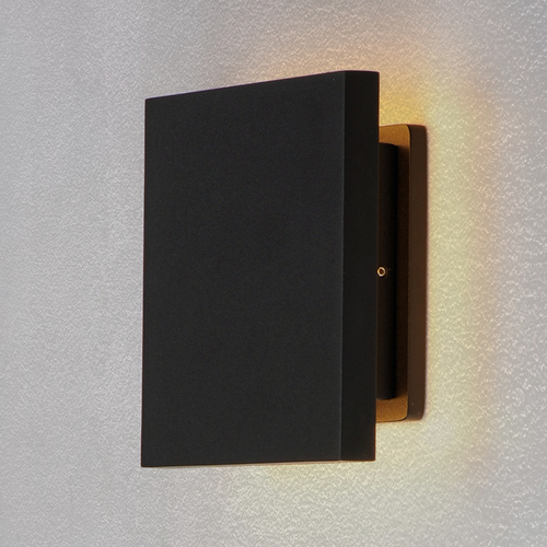 Alumilux Tau LED Outdoor Wall Light in Black by ET2 Lighting