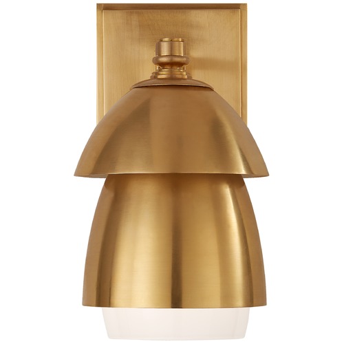 Visual Comfort Signature Collection Thomas OBrien Whitman Sconce in Antique Brass by Visual Comfort Signature TOB2111HABHAB
