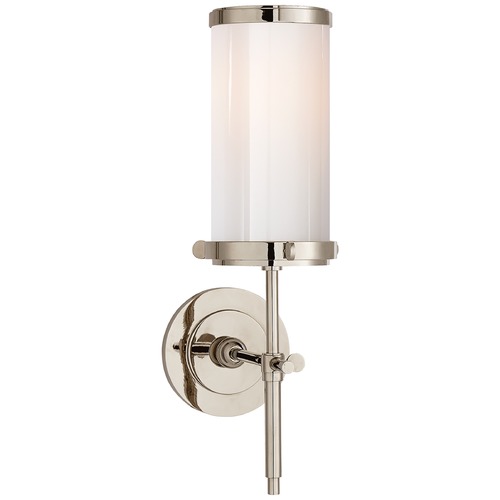 Visual Comfort Signature Collection Thomas OBrien Bryant Bath Sconce in Polished Nickel by Visual Comfort Signature TOB2015PNWG