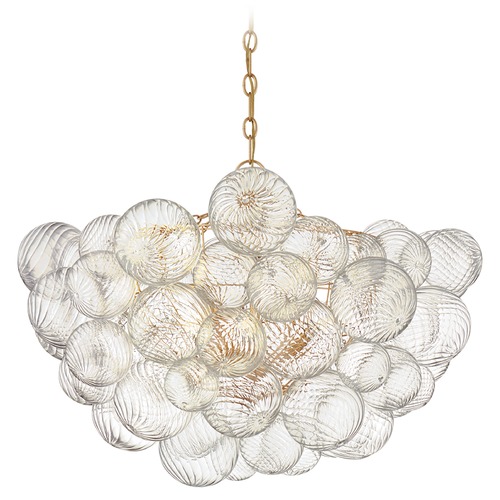 Visual Comfort Signature Collection Julie Neill Talia Large Chandelier in Gild by Visual Comfort Signature JN5112GCG