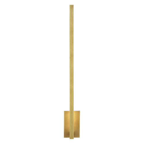 Visual Comfort Modern Collection Mick De Giulio Stagger 24-Inch 277V LED Sconce in Brass by Visual Comfort Modern 700WSSTG24NB-LED927-277