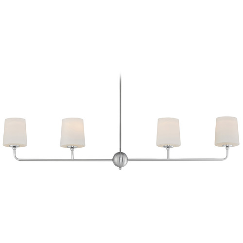 Maxim Lighting Bristol Satin Nickel Island Light with Conical Shade