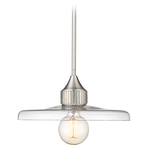 Z-Lite Paloma Brushed Nickel Pendant by Z-Lite 821P14-BN