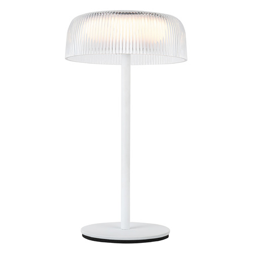 Kuzco Lighting Brilla White LED Table Lamp with Bowl / Dome Shade