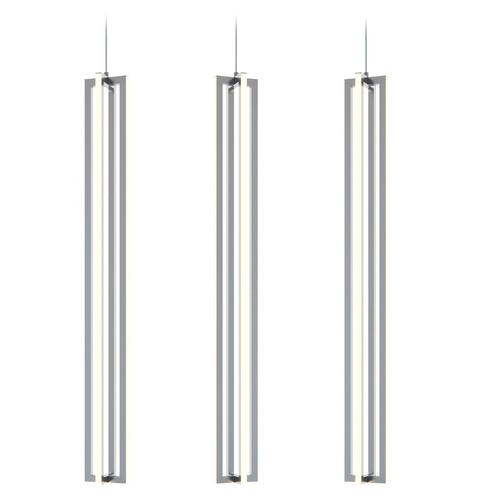 Afx Lighting Cass Satin Nickel LED Multi-Light Pendant