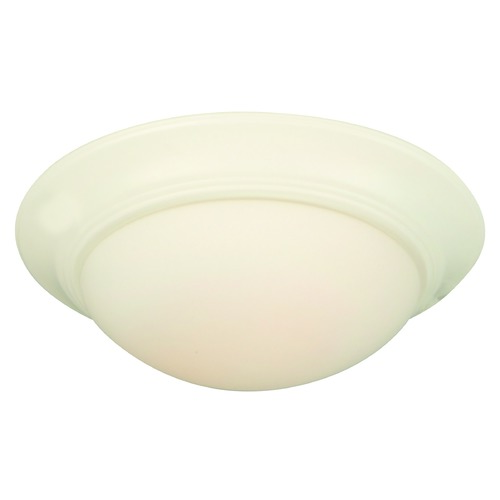 Craftmade Lighting Elegance LED Bowl Fan Light Kit in White by Craftmade Lighting LKE53-W-LED