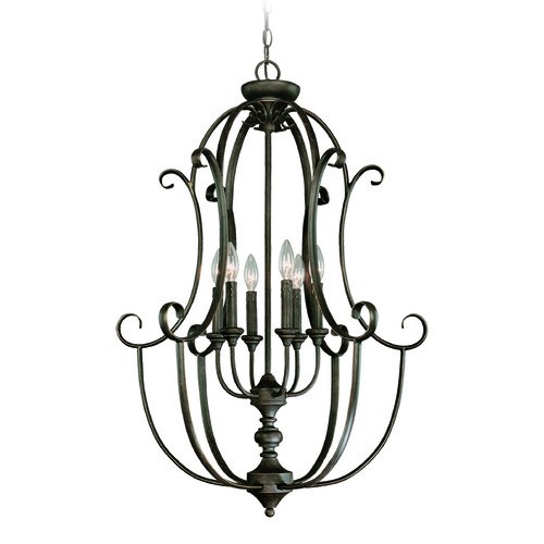 Craftmade Lighting Barrett Place 24-Inch Mocha Bronze Pendant by Craftmade Lighting 24236-MB