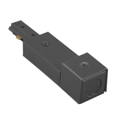 Black L Track Live End BX Connector by WAC Lighting