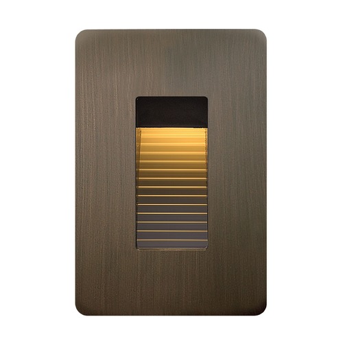 Luna 3-Inch Wide Bronze LED Recessed Step Light by Hinkley Lighting