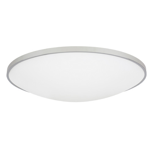 Visual Comfort Modern Collection Sean Lavin Vance 24-Inch 277V 3000K LED Flush Mount in Chrome by Visual Comfort Modern 700FMVNC24C-LED930-277