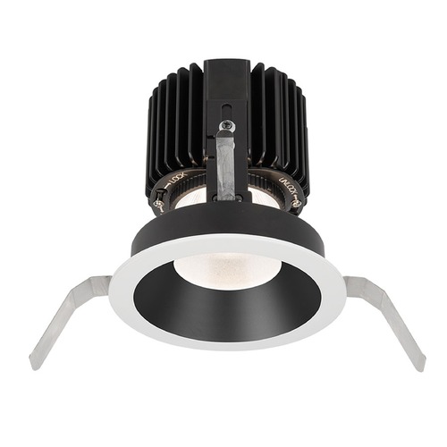 WAC Lighting Volta Black & White LED Recessed Trim by WAC Lighting R4RD1T-F840-BKWT