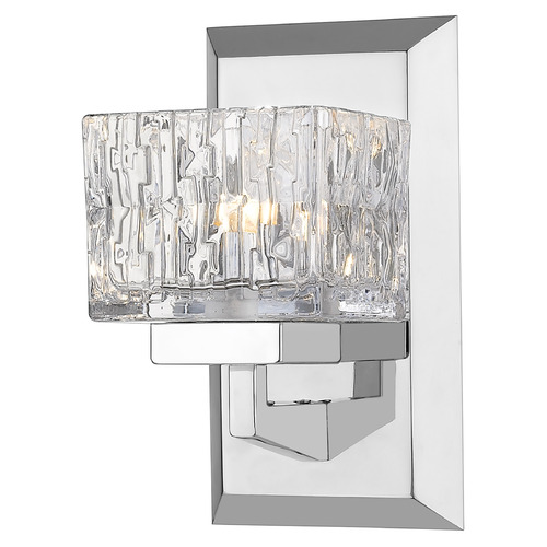 Rubicon Chrome Sconce by Z-Lite
