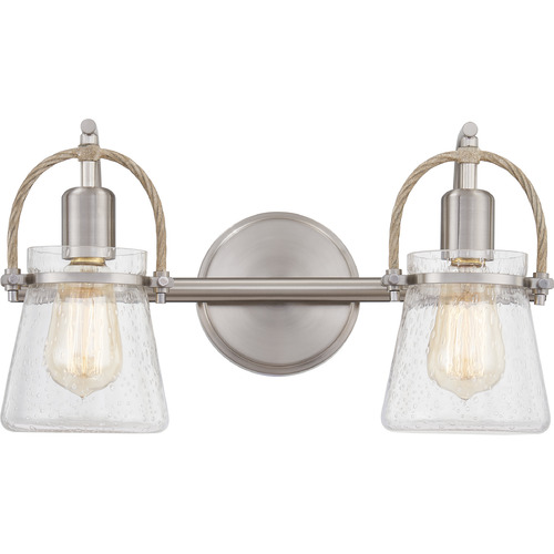 Quoizel Lighting Stafford Bathroom Light in Brushed Nickel by Quoizel Lighting STF8616BN