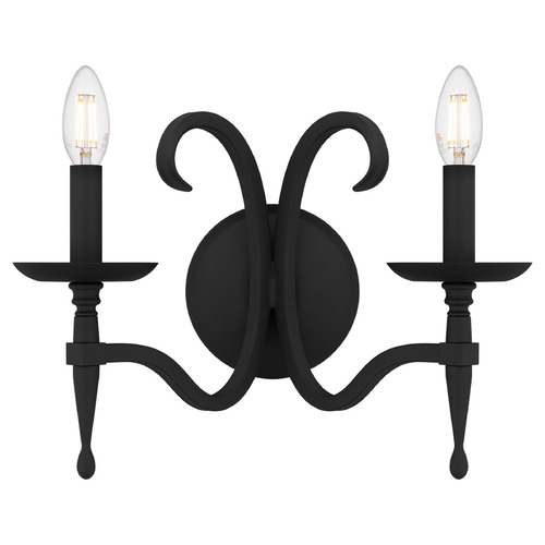 Quoizel Lighting Octavia Earth Black Sconce