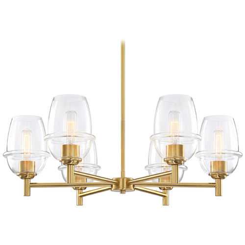 Designers Fountain Summer Jazz Brushed Gold Chandelier