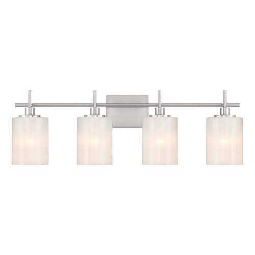 Meridian Brushed Nickel Bathroom Light