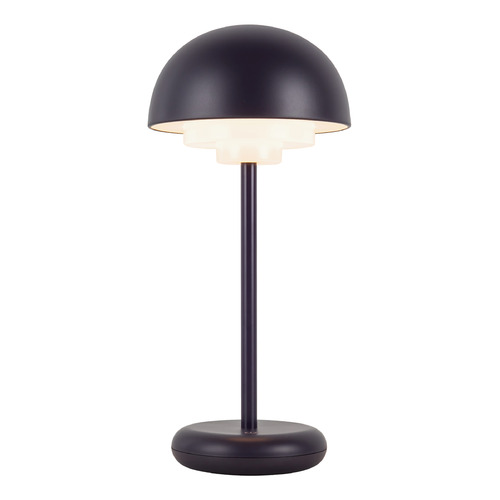 Kuzco Lighting Hinata Navy Blue LED Table Lamp with Bowl / Dome Shade