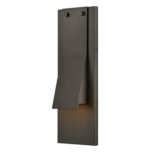 Hinkley Fold Black Oxide LED Outdoor Wall Light