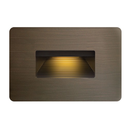 Luna 4.50-Inch Wide Bronze LED Recessed Step Light by Hinkley Lighting