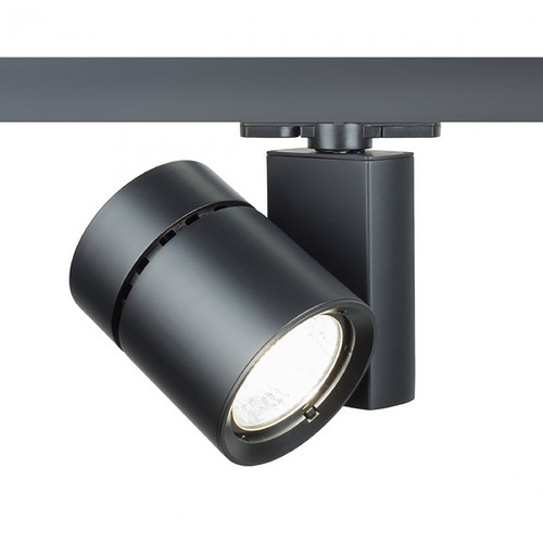 WAC Lighting Exterminator II Black LED Track Light Head by WAC Lighting WTK-1052F-840-BK