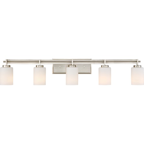Taylor Brushed Nickel Bathroom Light by Quoizel Lighting