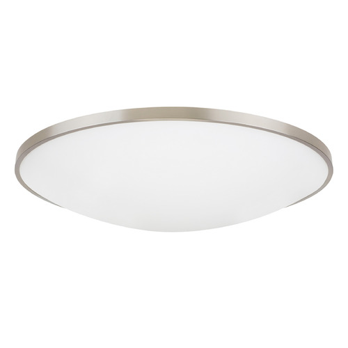 Visual Comfort Modern Collection Sean Lavin Vance 24-Inch 277V 3000K LED Flush Mount in Nickel by Visual Comfort Modern 700FMVNC24S-LED930-277