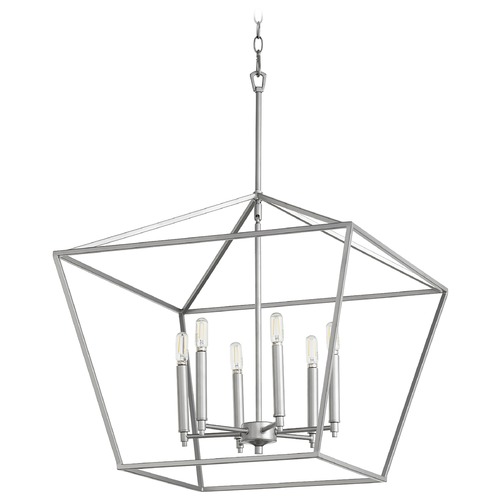 Quorum Lighting Gabriel Classic Nickel Pendant by Quorum Lighting 644-6-64