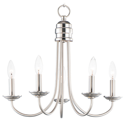Maxim Lighting Logan Satin Nickel Chandelier