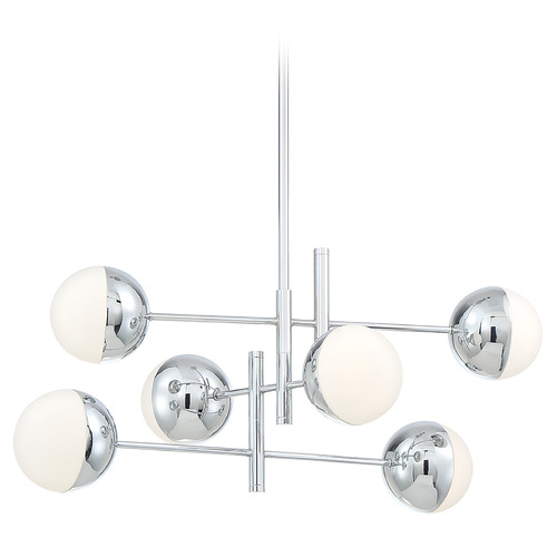 Eurofase Lighting Fairmount 33-Inch LED Chandelier in Chrome by Eurofase Lighting 35919-018