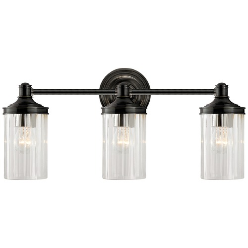 Visual Comfort Signature Collection Alexa Hampton Ava Triple Sconce in Bronze by Visual Comfort Signature AH2202BZCG