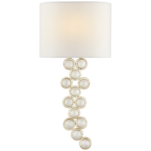 Visual Comfort Signature Collection Julie Neill Milazzo Left Sconce in Gild by Visual Comfort Signature JN2201GCGL