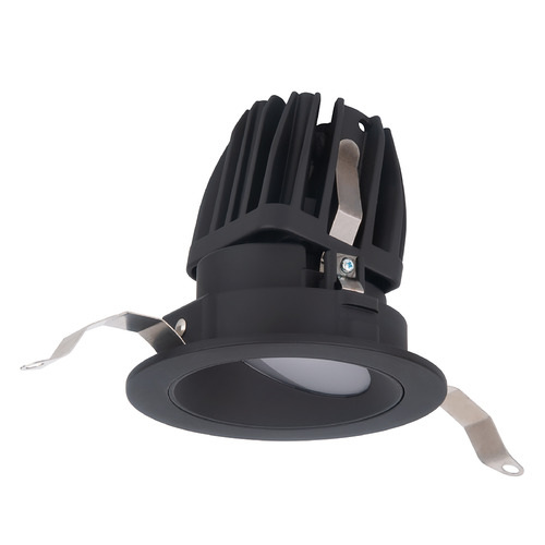 WAC Lighting 2-Inch FQ Shallow Black LED Recessed Trim by WAC Lighting R2FRW1T-927-BK
