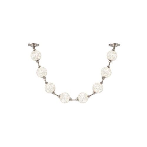 Marni 58-Inch Pendant in Polished Nickel by Alora Lighting