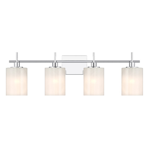 Meridian Chrome Bathroom Light