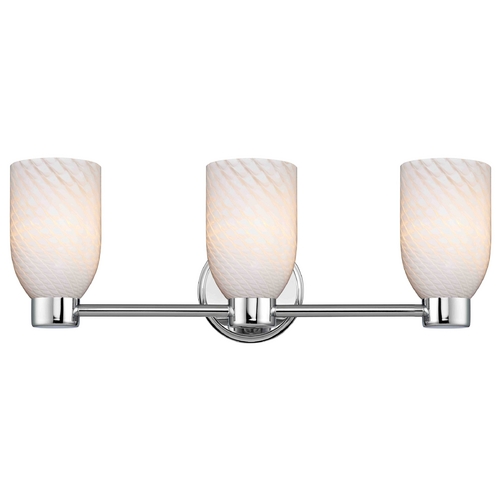 Design Classics Lighting Aon Fuse Chrome Bathroom Light 1803-26 GL1020D