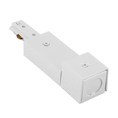 WAC Lighting White L Track Live End BX Connector