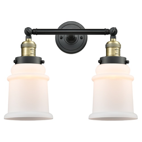 Canton Black Antique Brass Bathroom Light by Innovations Lighting