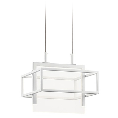 Kichler Lighting Vega 8-Inch White LED Mini Pendant by Kichler Lighting 84052WH