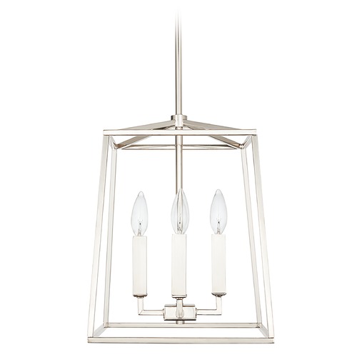 Capital Lighting Thea 4-Light Polished Nickel Pendant by Capital Lighting 537641PN