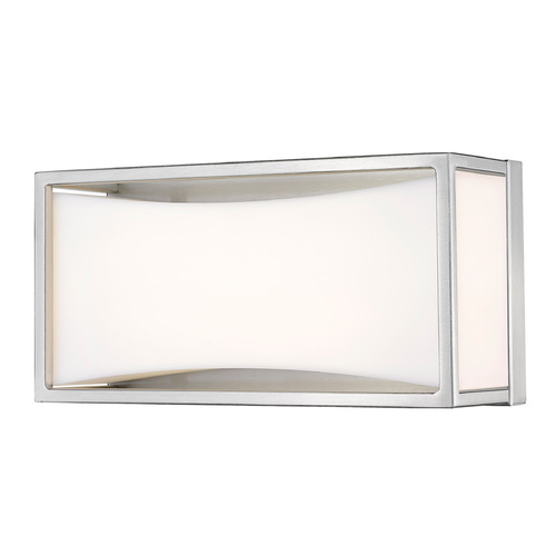 Z-Lite Baden Brushed Nickel LED Vertical Bathroom Light by Z-Lite 1933-8BN-LED