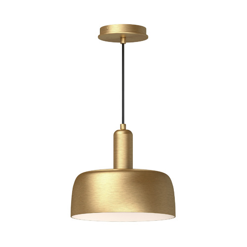 Adriano 10.50-Inch Wide Pendant in Brushed Gold by Alora Lighting